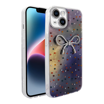 Apple iPhone 13 Kılıf Kamera Korumalı Figürlü Zore Ponti Silikon Kapak Açık Mavi