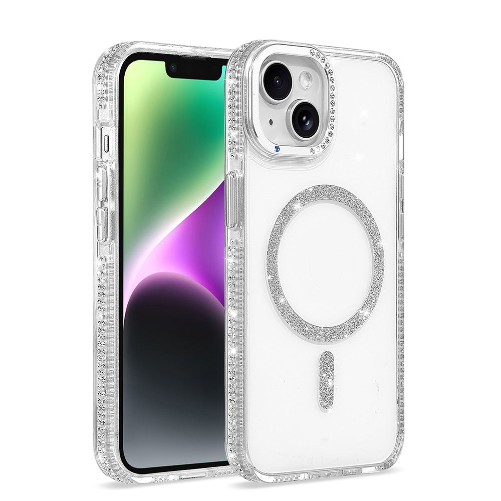 Apple iPhone 13 Kılıf M-safe Şarj Özellikli Zore Tera Silikon Kapak