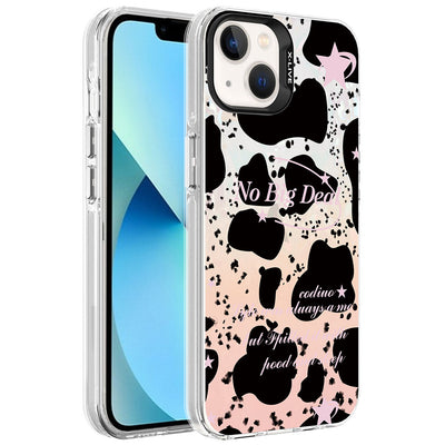 Apple iPhone 13 Kılıf Mermer Desenli Zore Marbello Kapak Mor