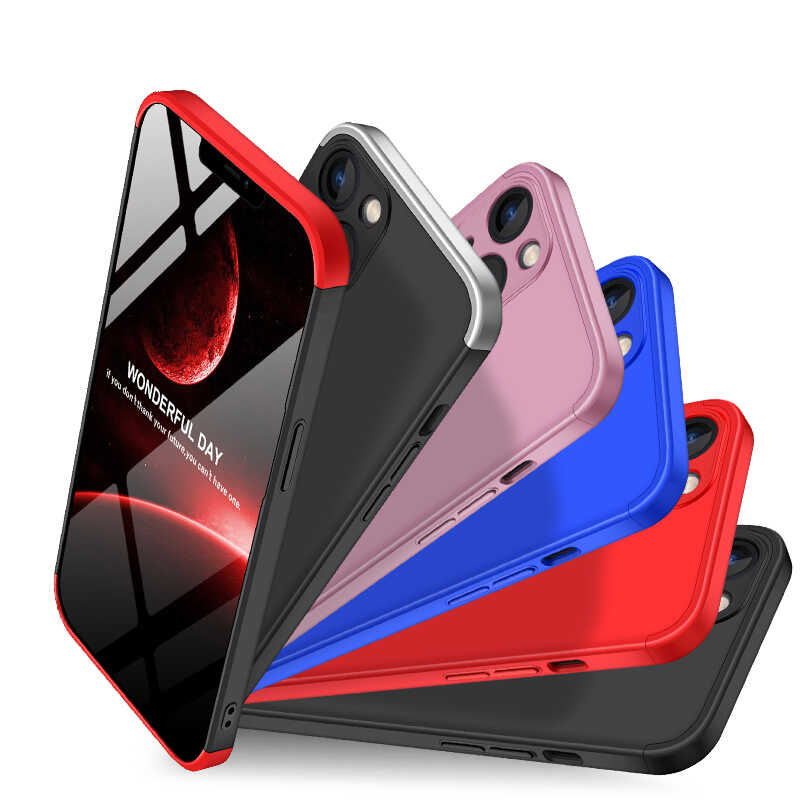 Apple iPhone 13 Kılıf Zore Ays Kapak Kırmızı