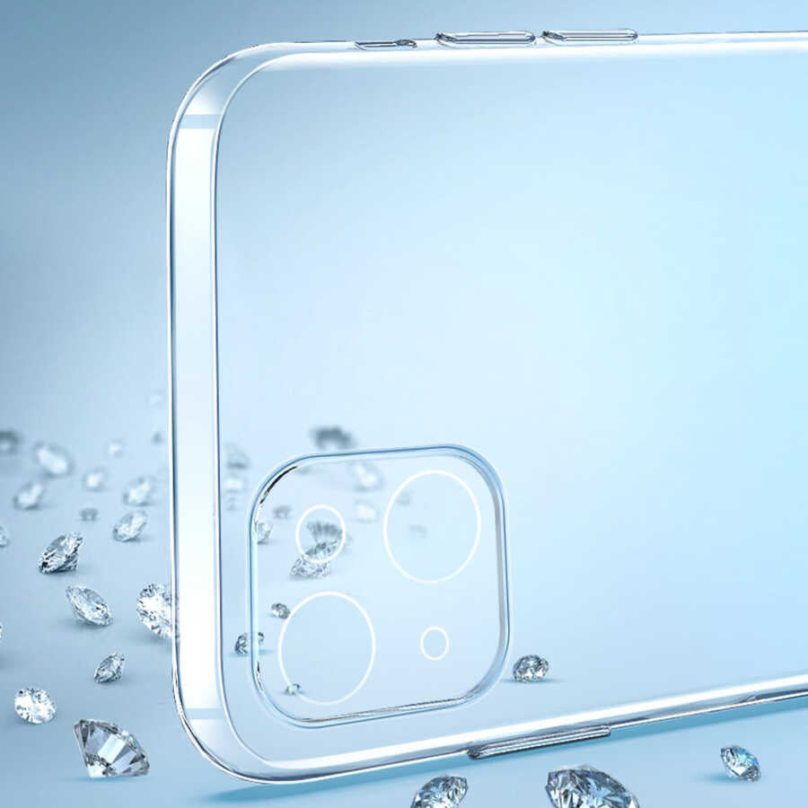 Apple iPhone 13 Kılıf Zore Blok Kapak Renksiz