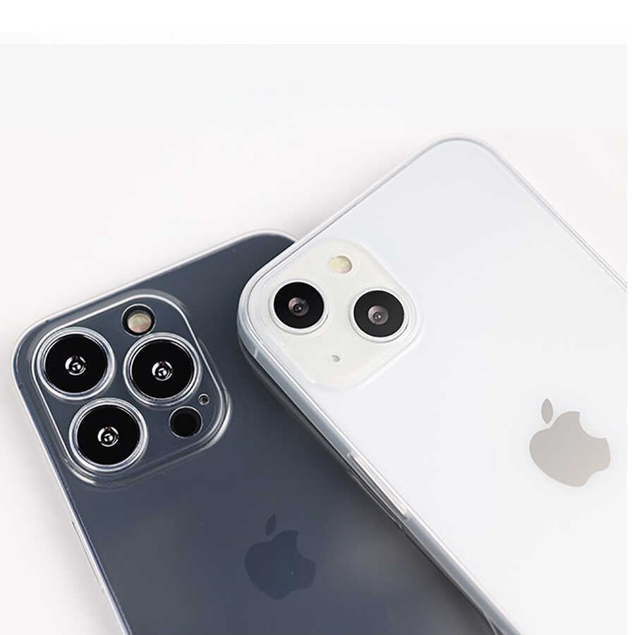Apple iPhone 13 Kılıf Zore Blok Kapak Renksiz