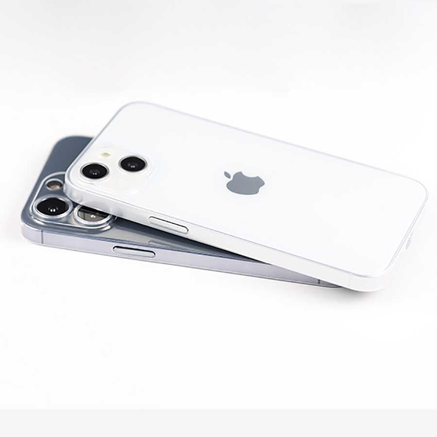 Apple iPhone 13 Kılıf Zore Blok Kapak Renksiz