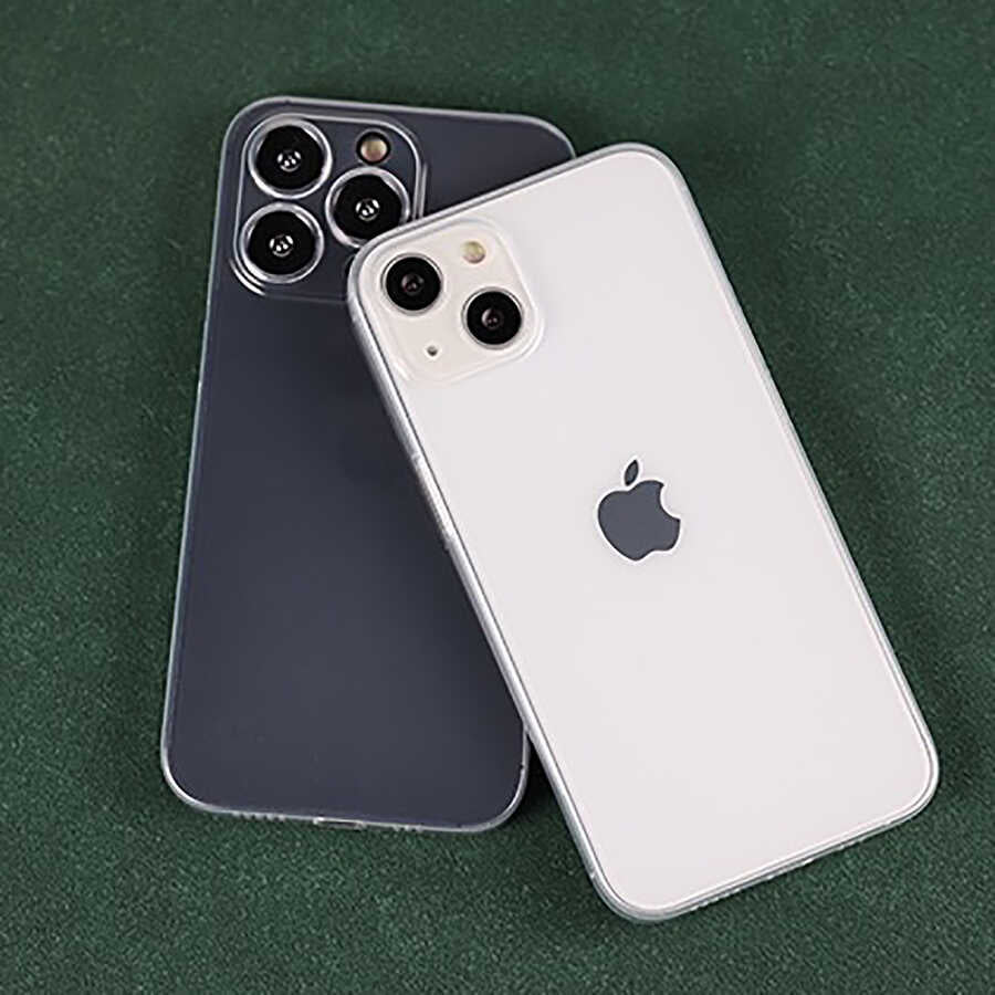 Apple iPhone 13 Kılıf Zore Blok Kapak Renksiz