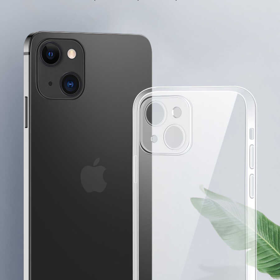 Apple iPhone 13 Kılıf Zore Blok Kapak Renksiz