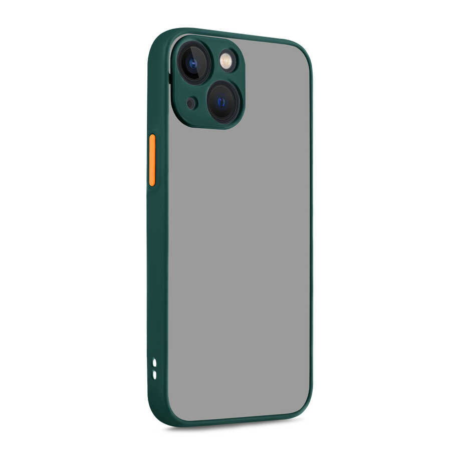 Apple iPhone 13 Kılıf Zore Hux Kapak Mor