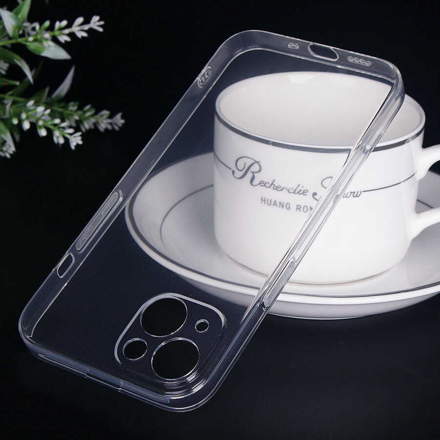 Apple iPhone 13 Kılıf Zore İmax Silikon Siyah