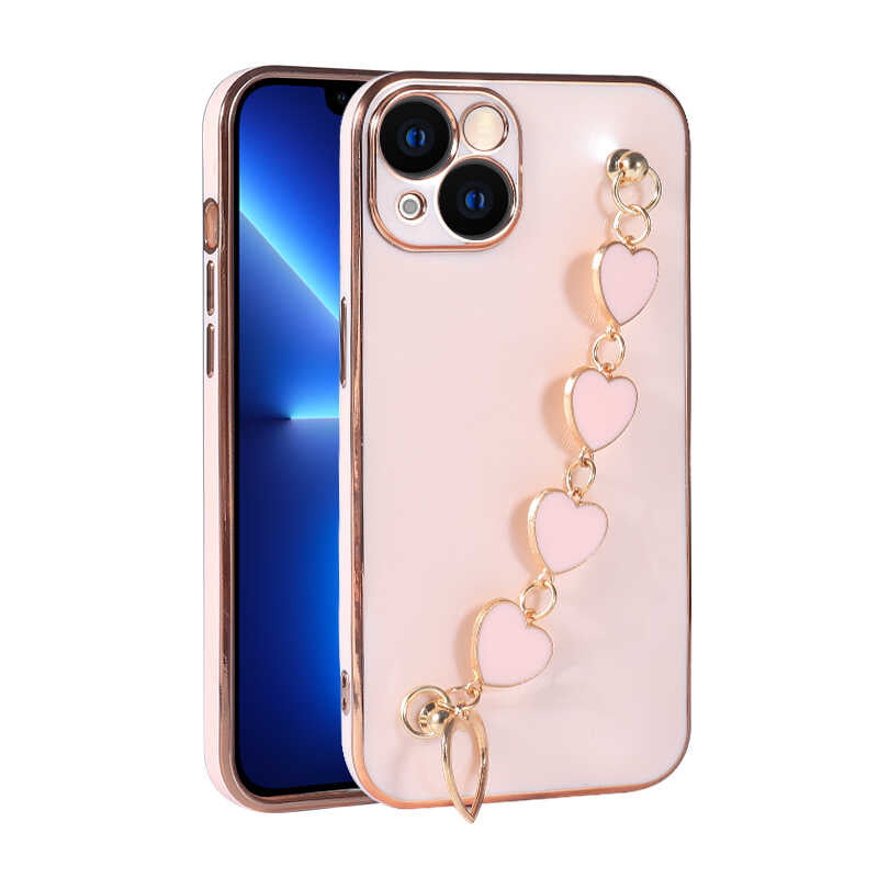 Apple iPhone 13 Kılıf Zore Kalbim Kapak Lila