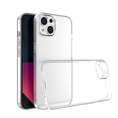 Apple iPhone 13 Kılıf Zore Kamera Korumalı Süper Silikon Kapak Renksiz