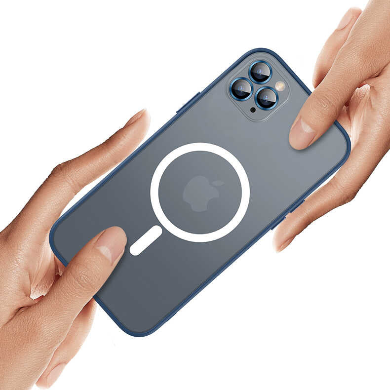 Apple iPhone 13 Kılıf Zore Mokka Wireless Kapak Yeşil