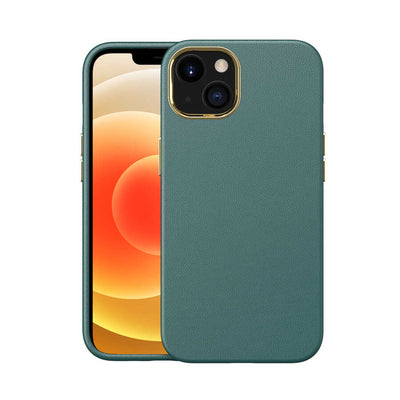 Apple iPhone 13 Kılıf Zore Natura Kapak Kahverengi