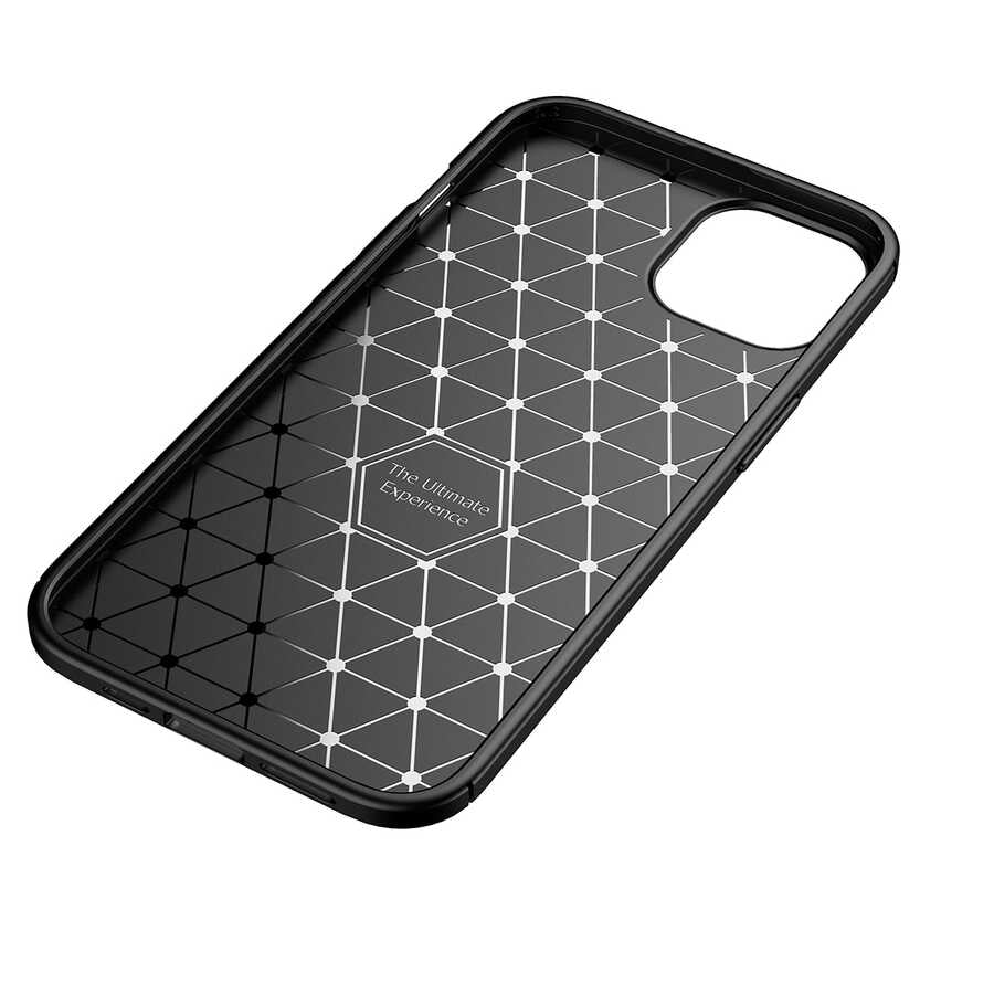 Apple iPhone 13 Kılıf Zore Negro Silikon Kapak Siyah