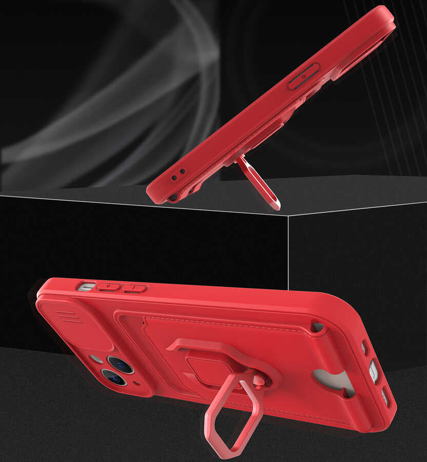 Apple iPhone 13 Kılıf Zore Pelit Kapak Lila