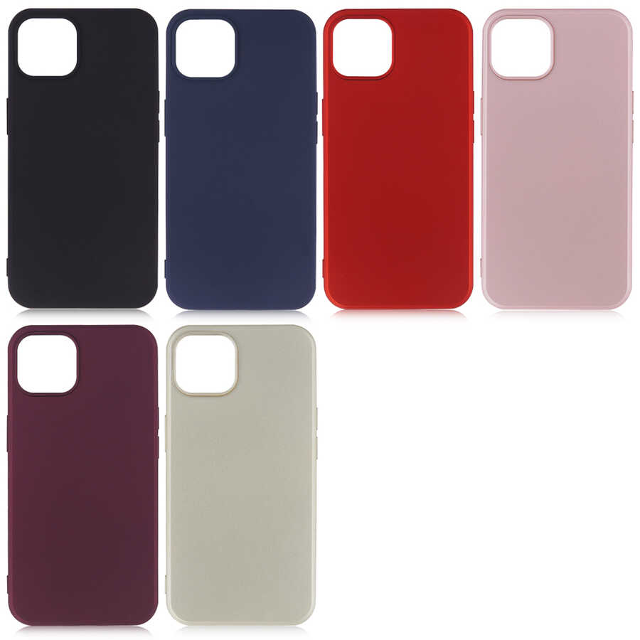 Apple iPhone 13 Kılıf Zore Premier Silikon Kapak Siyah