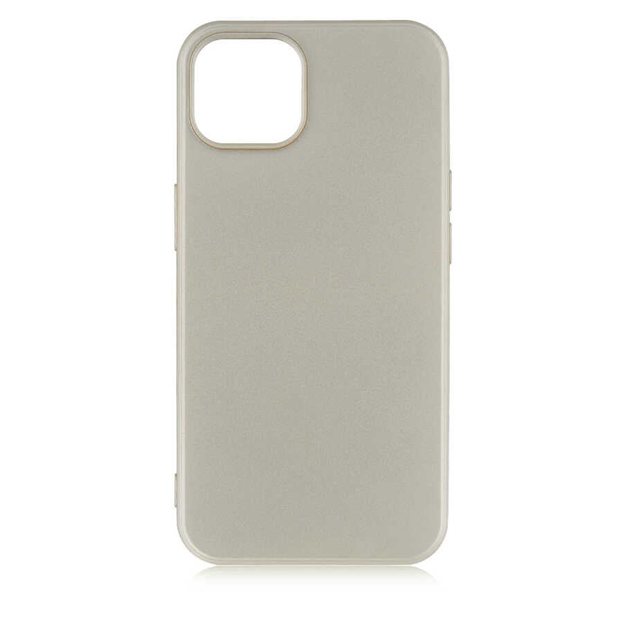 Apple iPhone 13 Kılıf Zore Premier Silikon Kapak Gold
