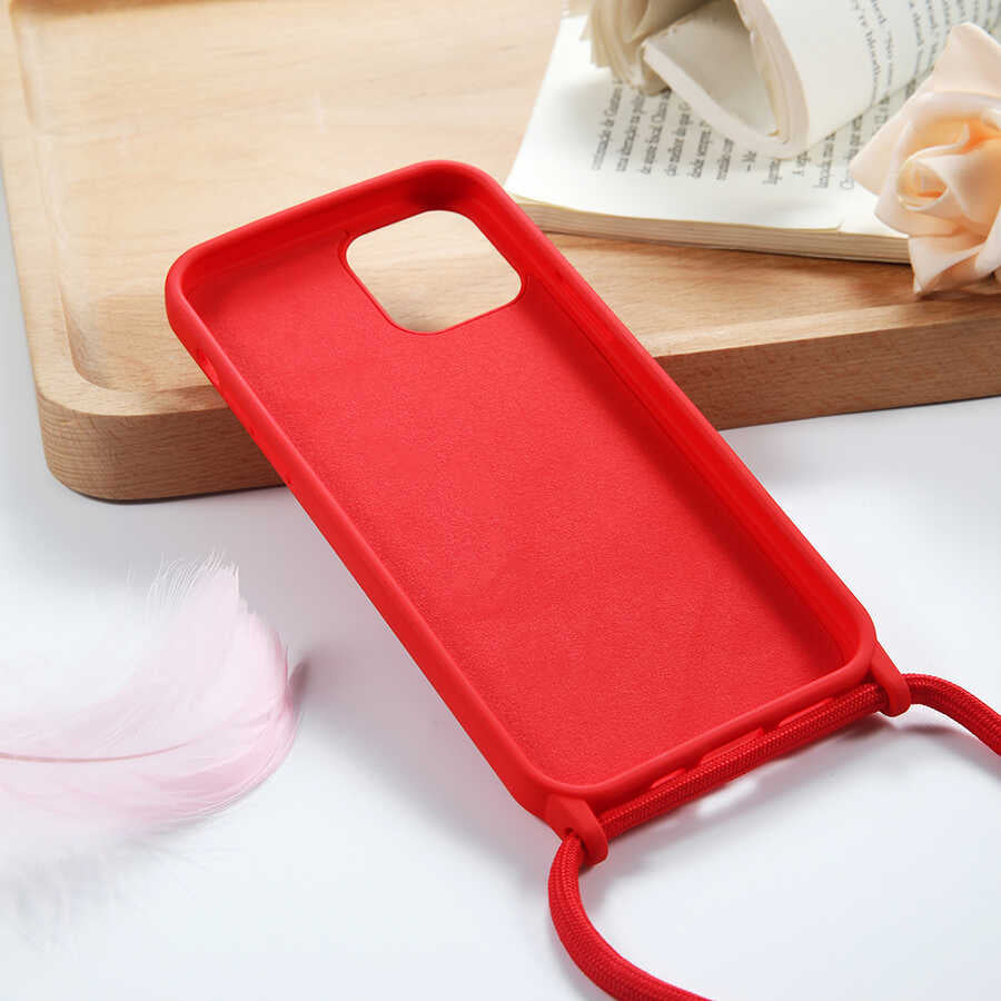 Apple iPhone 13 Kılıf Zore Ropi Kapak Koyu Yeşil