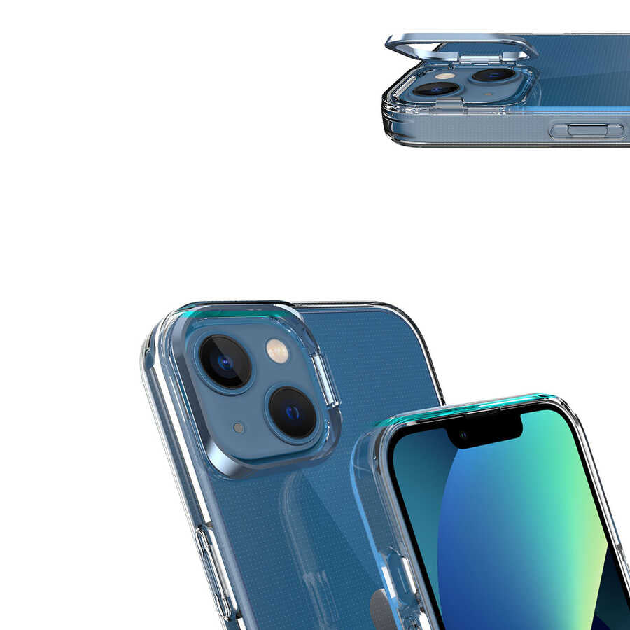 Apple iPhone 13 Kılıf Zore Skuba Kapak Gold