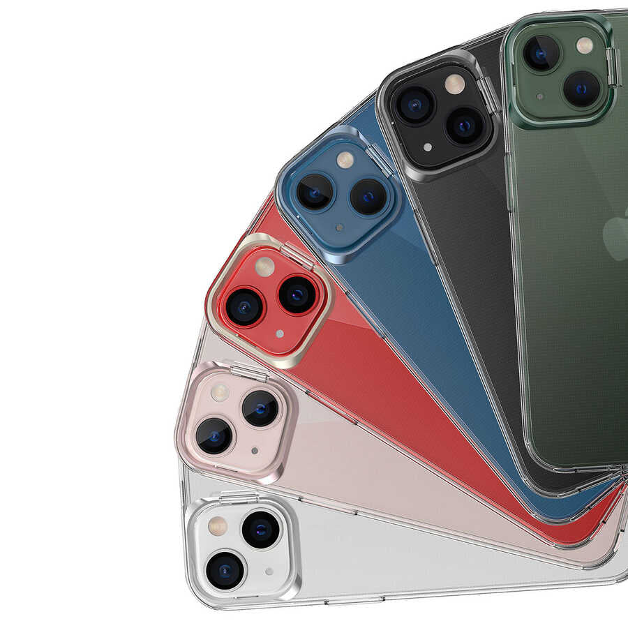 Apple iPhone 13 Kılıf Zore Skuba Kapak Gold