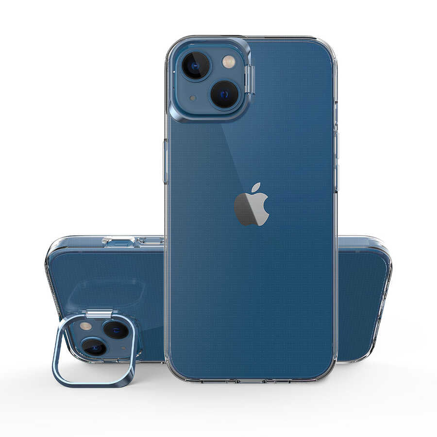 Apple iPhone 13 Kılıf Zore Skuba Kapak Rose Gold