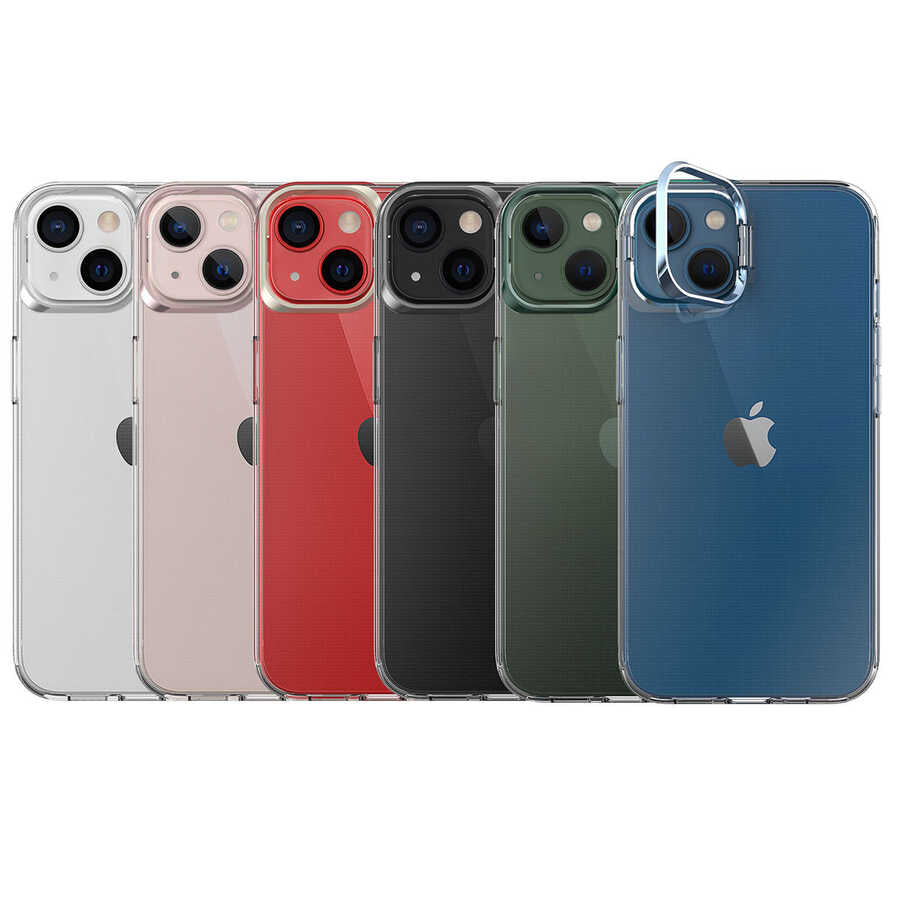 Apple iPhone 13 Kılıf Zore Skuba Kapak Rose Gold