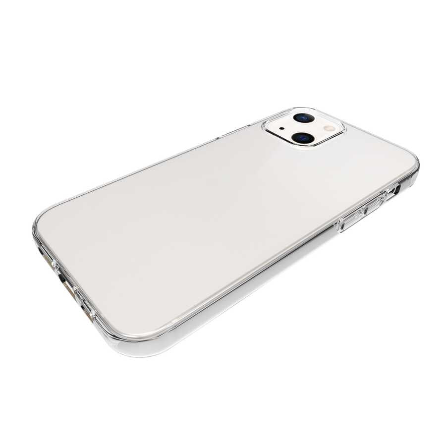 Apple iPhone 13 Kılıf Zore Süper Silikon Kapak Renksiz