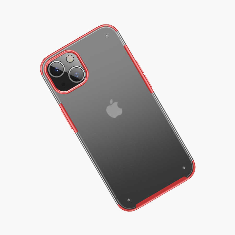 Apple iPhone 13 Kılıf Zore Volks Kapak Kırmızı
