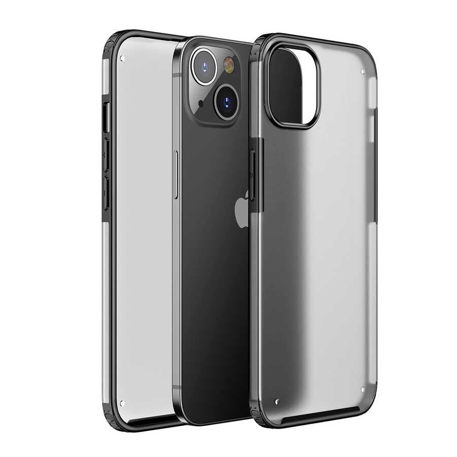 Apple iPhone 13 Kılıf Zore Volks Kapak Siyah