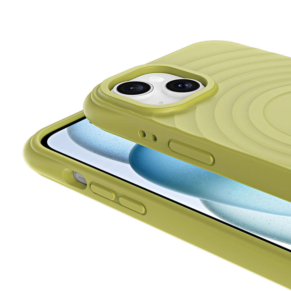 Apple iPhone 13 M-safe Şarj Özellikli Airbagli Mat Görünümlü Zore Hepi Kapak Pembe Açık