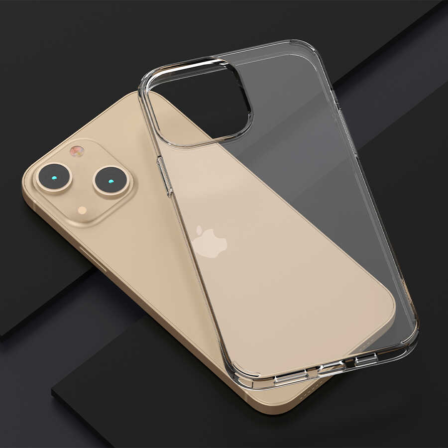 Apple iPhone 13 Mini Kılıf Zore Coss Kapak Renksiz
