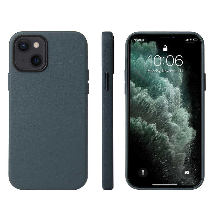 Apple iPhone 13 Mini Kılıf Zore Eyzi Kapak Lacivert