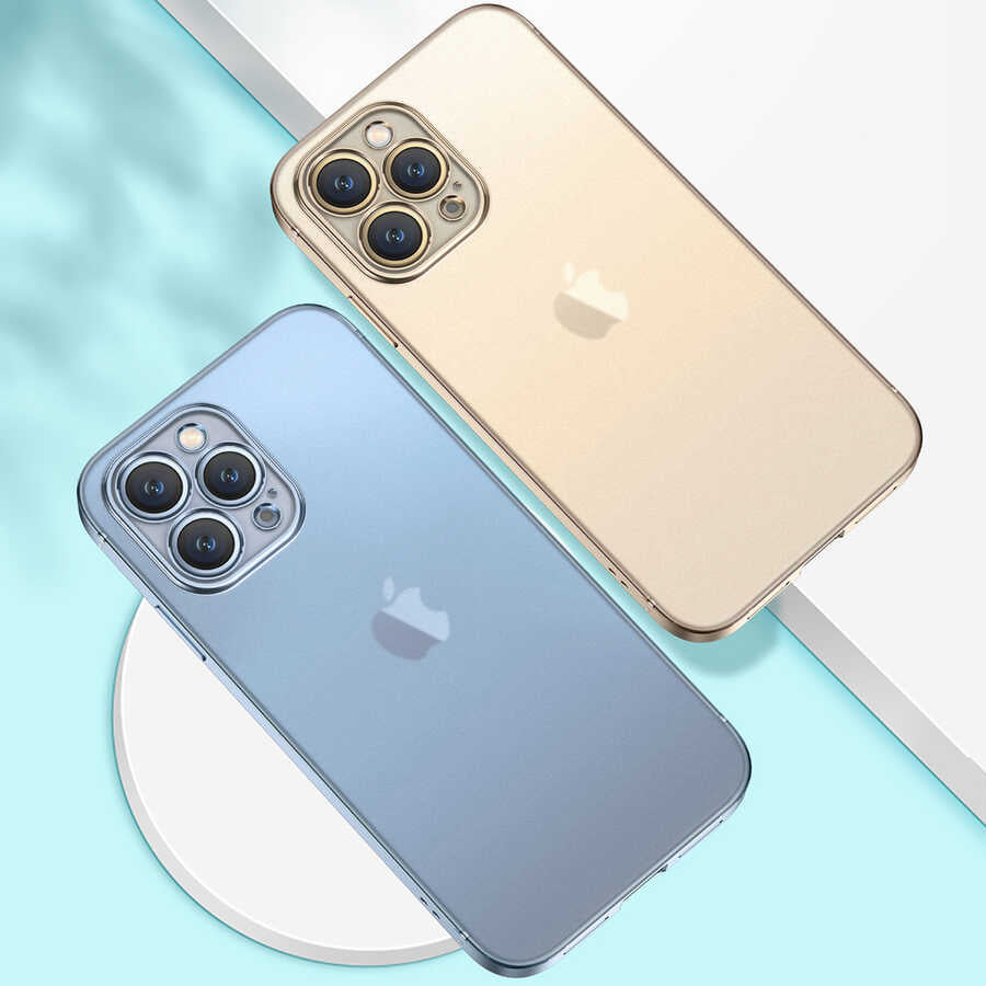 Apple iPhone 13 Mini Kılıf Zore Mat Gbox Kapak Siyah