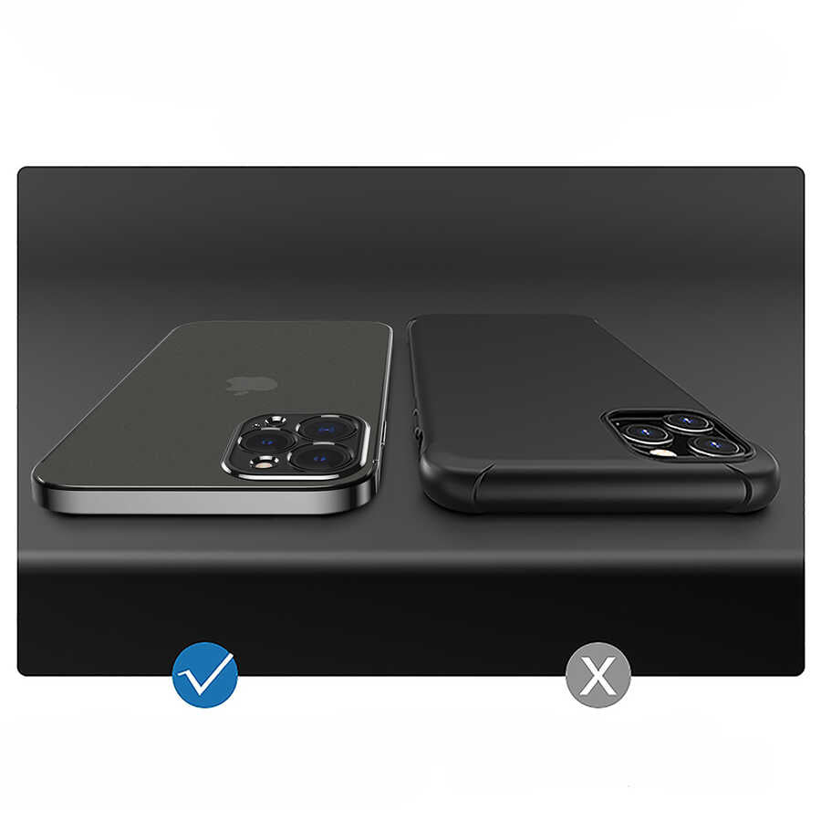 Apple iPhone 13 Mini Kılıf Zore Mat Gbox Kapak Mavi
