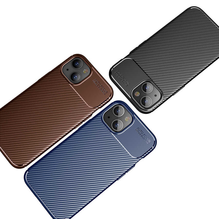 Apple iPhone 13 Mini Kılıf Zore Negro Silikon Kapak Lacivert