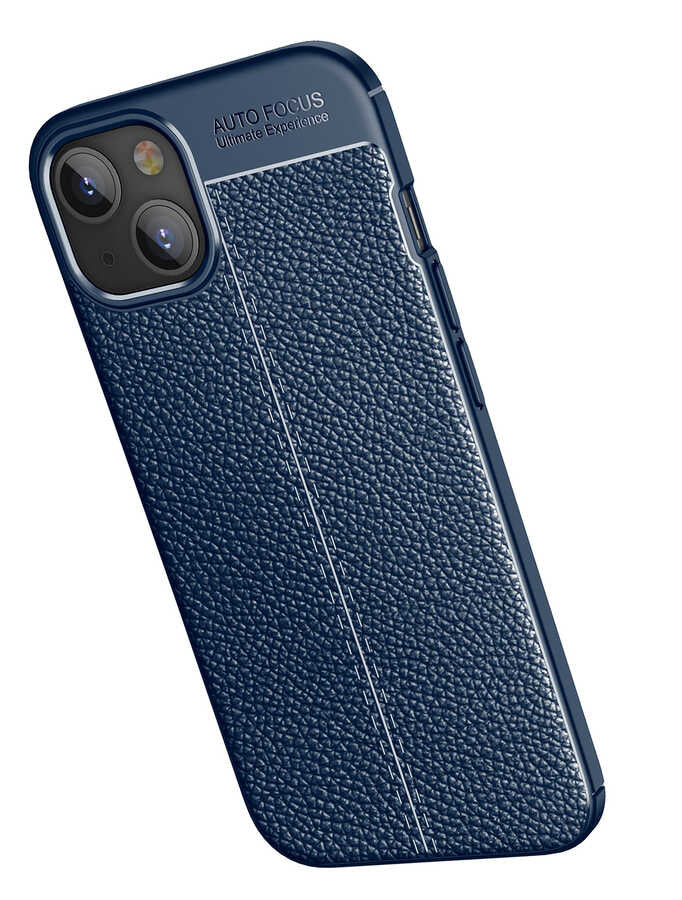 Apple iPhone 13 Mini Kılıf Zore Niss Silikon Kapak Lacivert
