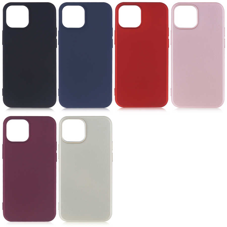 Apple iPhone 13 Mini Kılıf Zore Premier Silikon Kapak Lacivert
