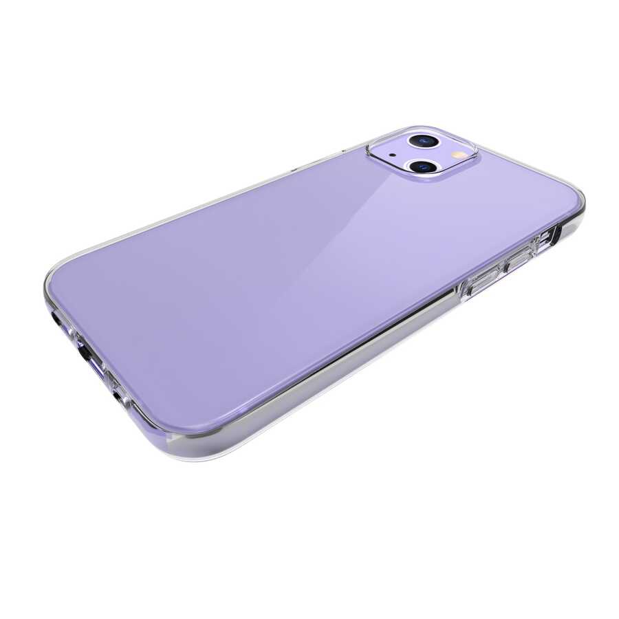 Apple iPhone 13 Mini Kılıf Zore Süper Silikon Kapak Renksiz
