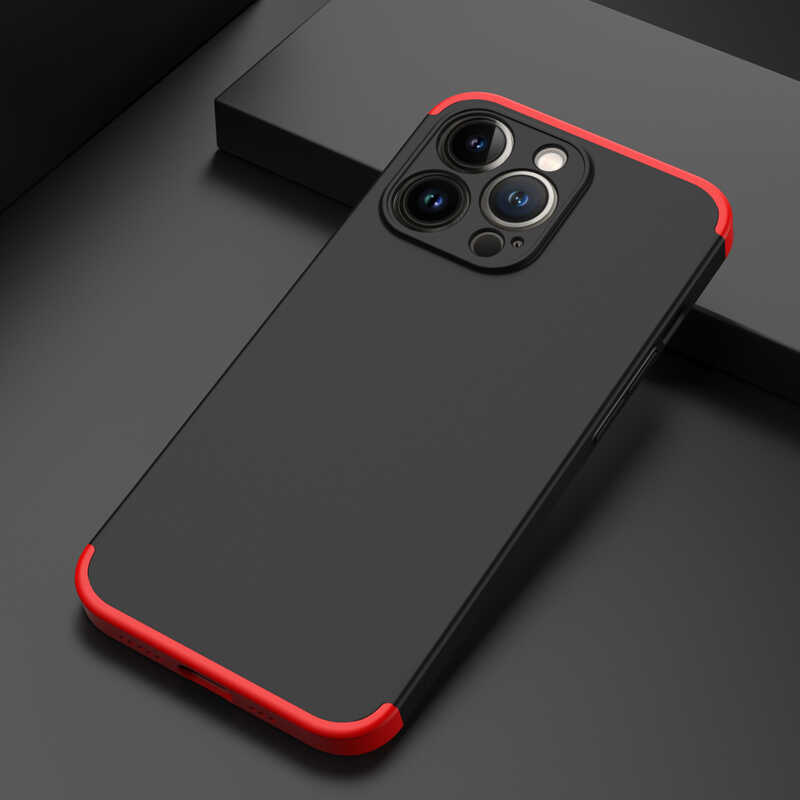Apple iPhone 13 Pro Kılıf Zore Ays Kapak Kırmızı
