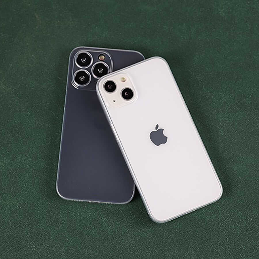 Apple iPhone 13 Pro Kılıf Zore Blok Kapak Renksiz
