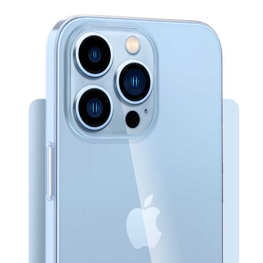 Apple iPhone 13 Pro Kılıf Zore Blok Kapak Renksiz