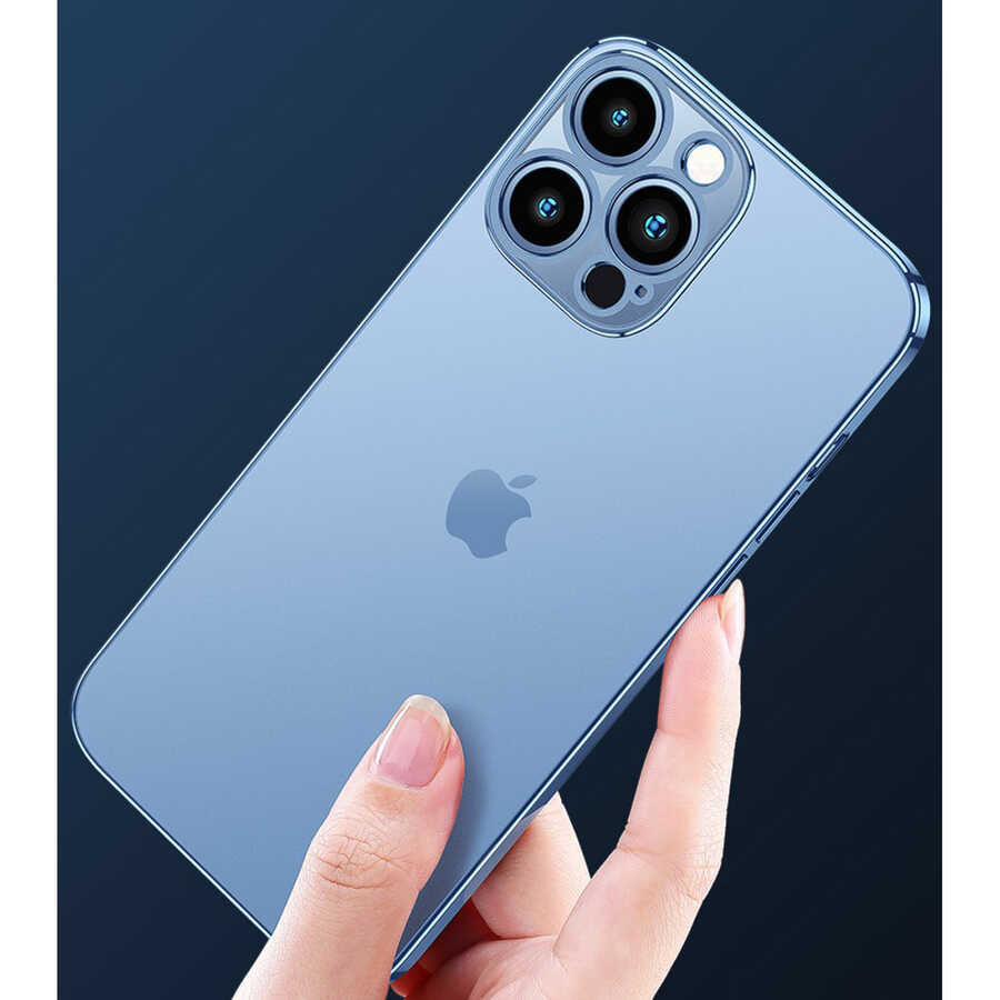 Apple iPhone 13 Pro Kılıf Zore Blok Kapak Renksiz