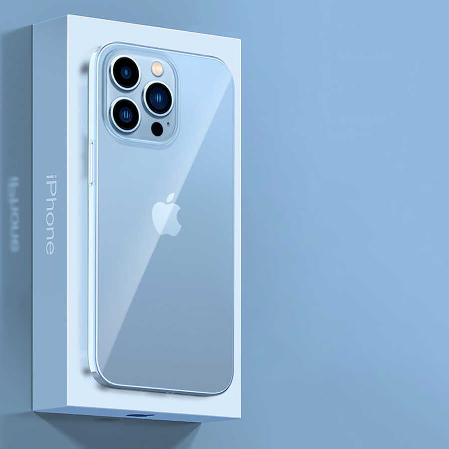 Apple iPhone 13 Pro Kılıf Zore Blok Kapak Renksiz