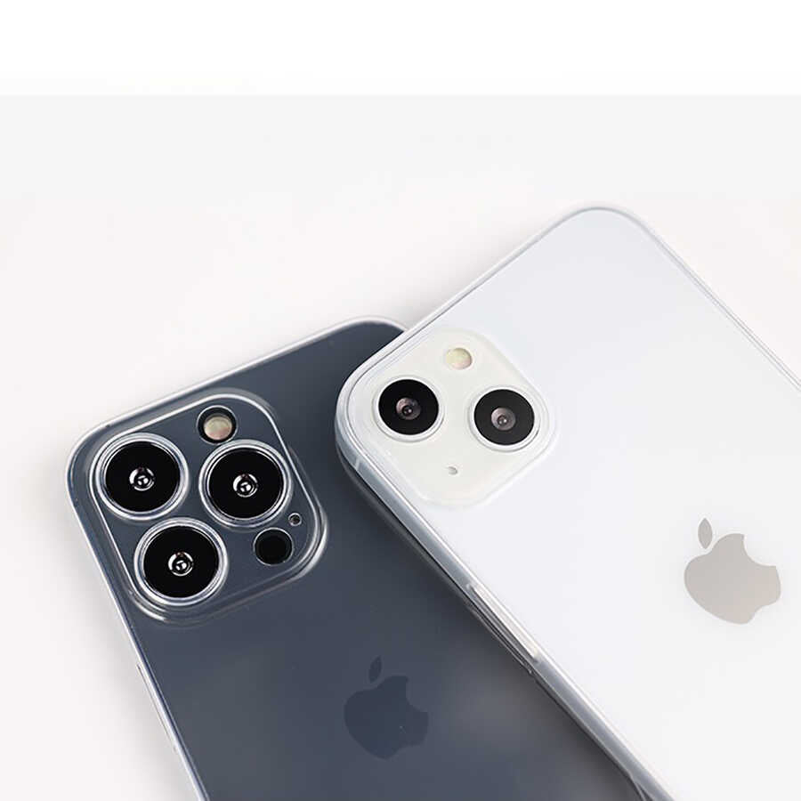 Apple iPhone 13 Pro Kılıf Zore Blok Kapak Renksiz