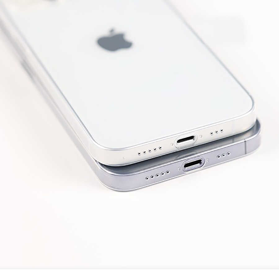 Apple iPhone 13 Pro Kılıf Zore Blok Kapak Renksiz