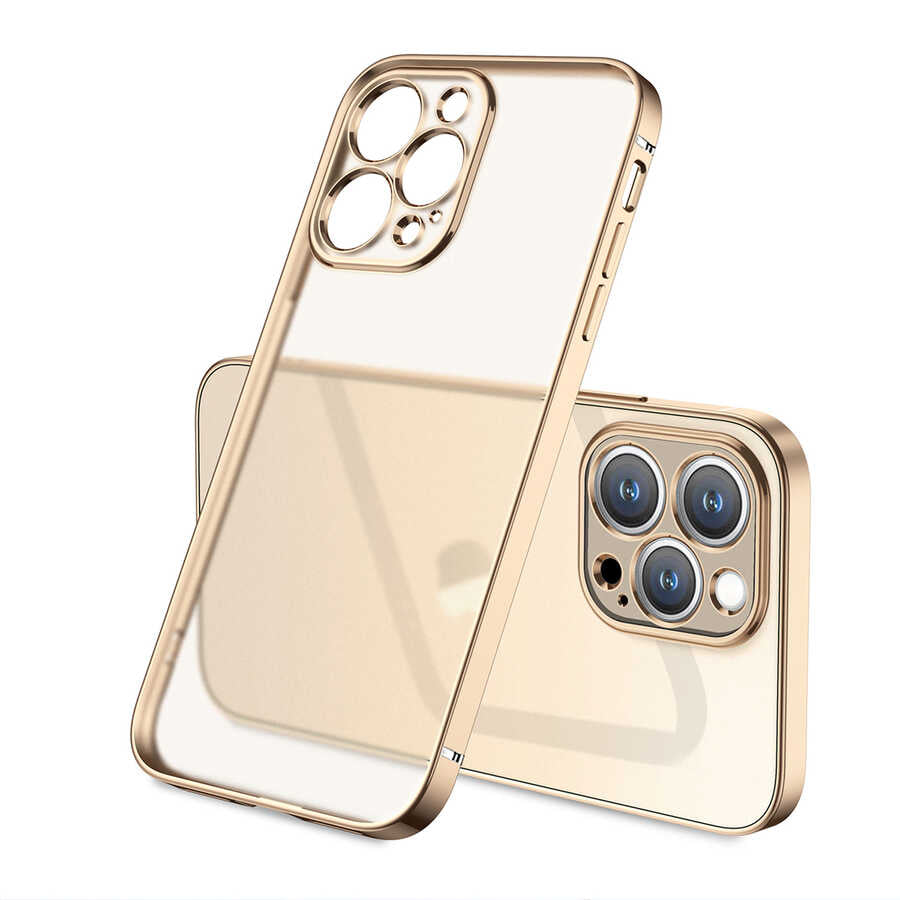 Apple iPhone 13 Pro Kılıf Zore Mat Gbox Kapak Mavi
