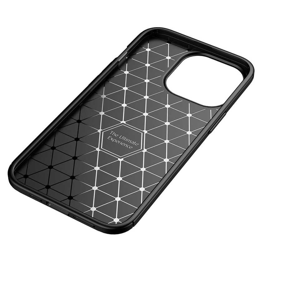 Apple iPhone 13 Pro Kılıf Zore Negro Silikon Kapak Kahverengi