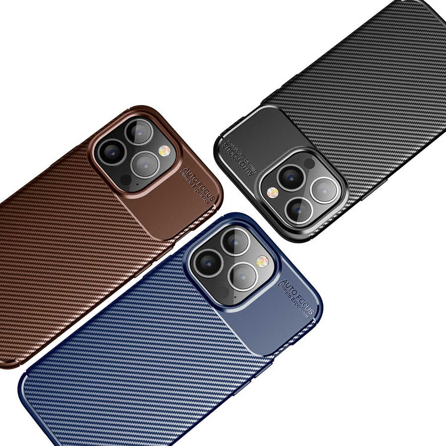 Apple iPhone 13 Pro Kılıf Zore Negro Silikon Kapak Siyah