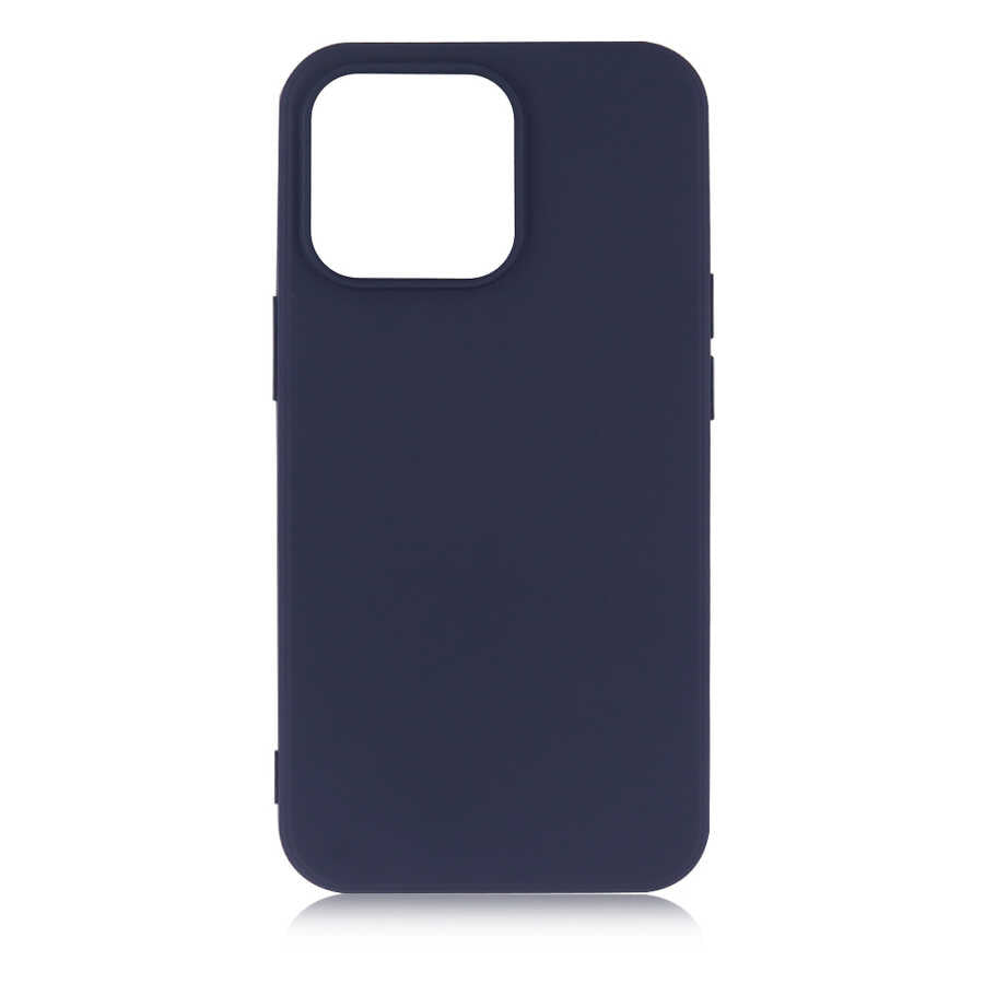 Apple iPhone 13 Pro Kılıf Zore Premier Silikon Kapak Lacivert