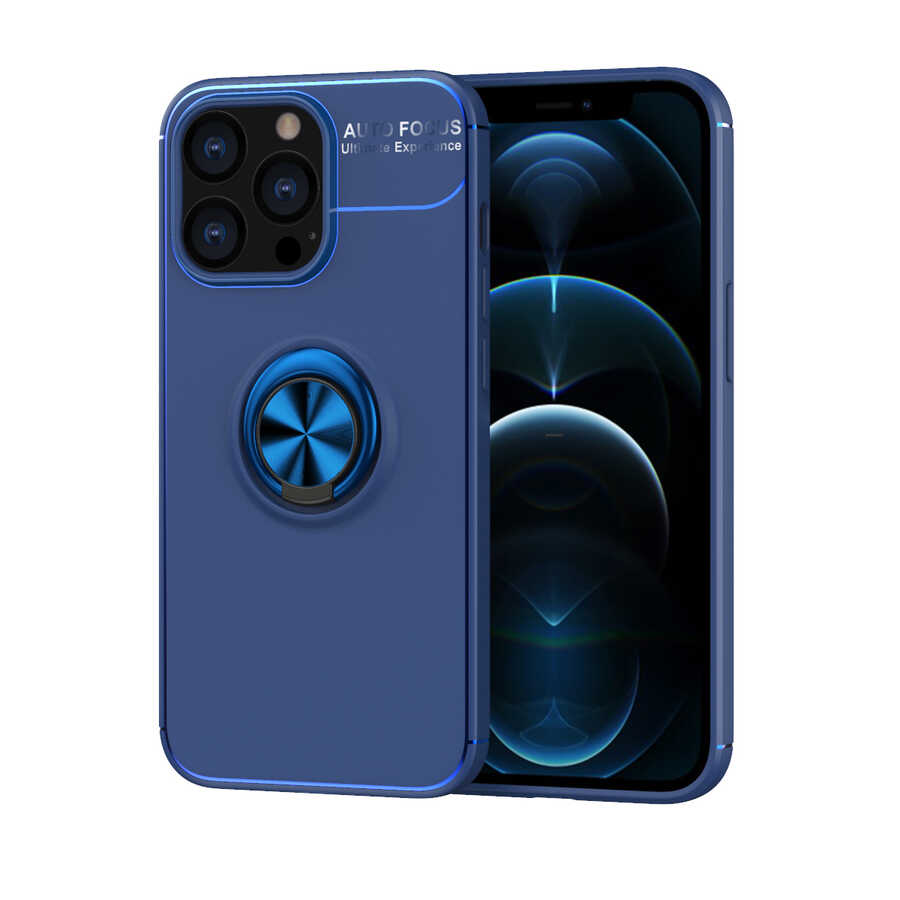 Apple iPhone 13 Pro Kılıf Zore Ravel Silikon Kapak Siyah