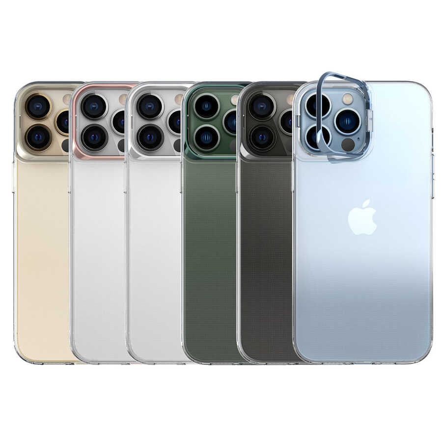 Apple iPhone 13 Pro Kılıf Zore Skuba Kapak Mavi