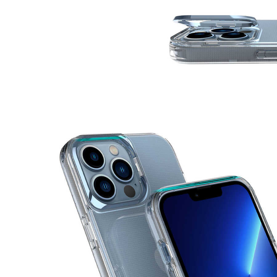 Apple iPhone 13 Pro Kılıf Zore Skuba Kapak Mavi